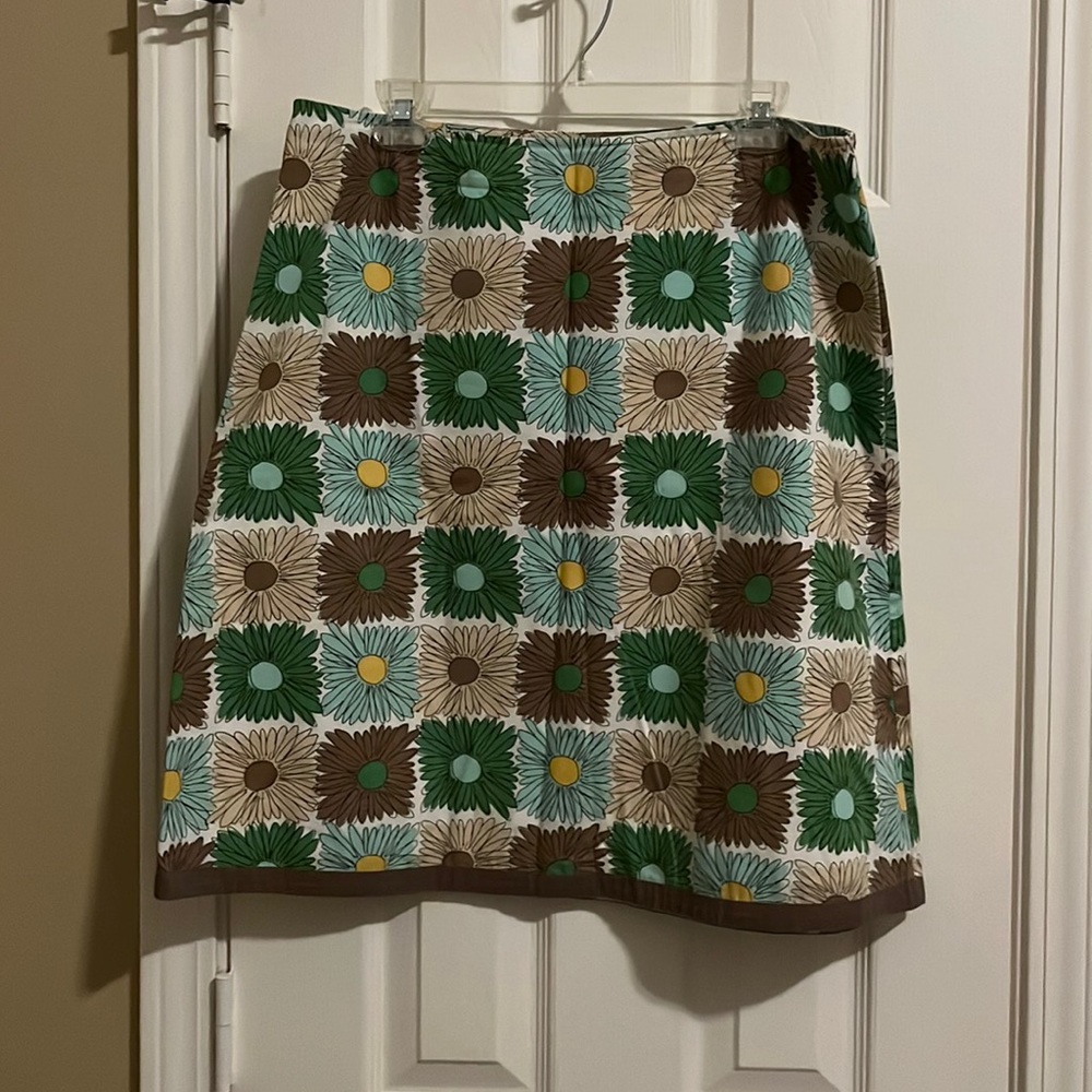 Boden A-Line Skirt, European size 16 fits like US 12, Great Print